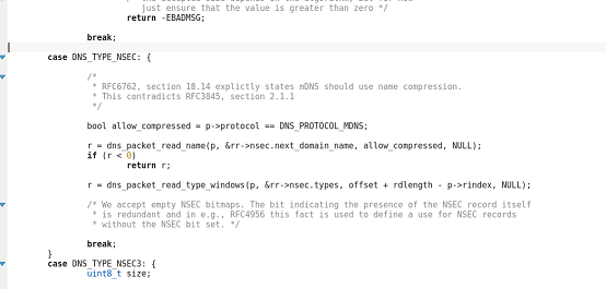 读取DNS包的源码