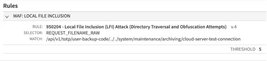 Exploit 1 in the wild (Source: Akamai)